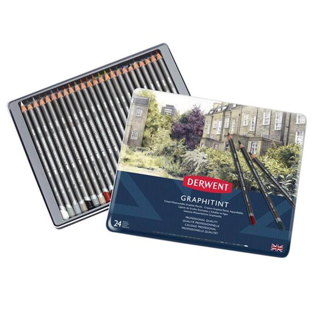 Derwent Graphitint 24 Pencil Tin